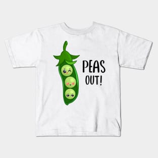 Peas Out! Vegan Kids T-Shirt